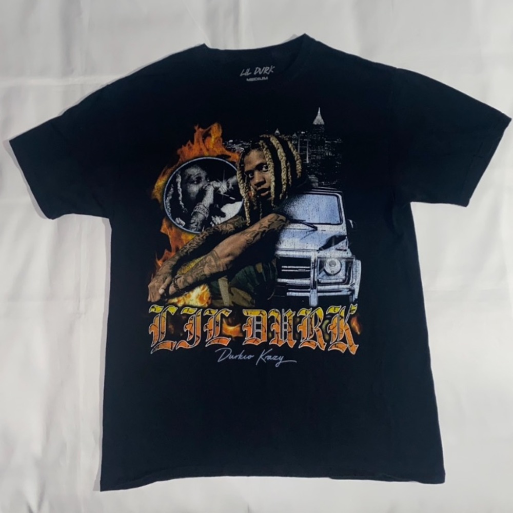 Lil Durk Short Sleeve Black Unisex Crewneck T-Shirt